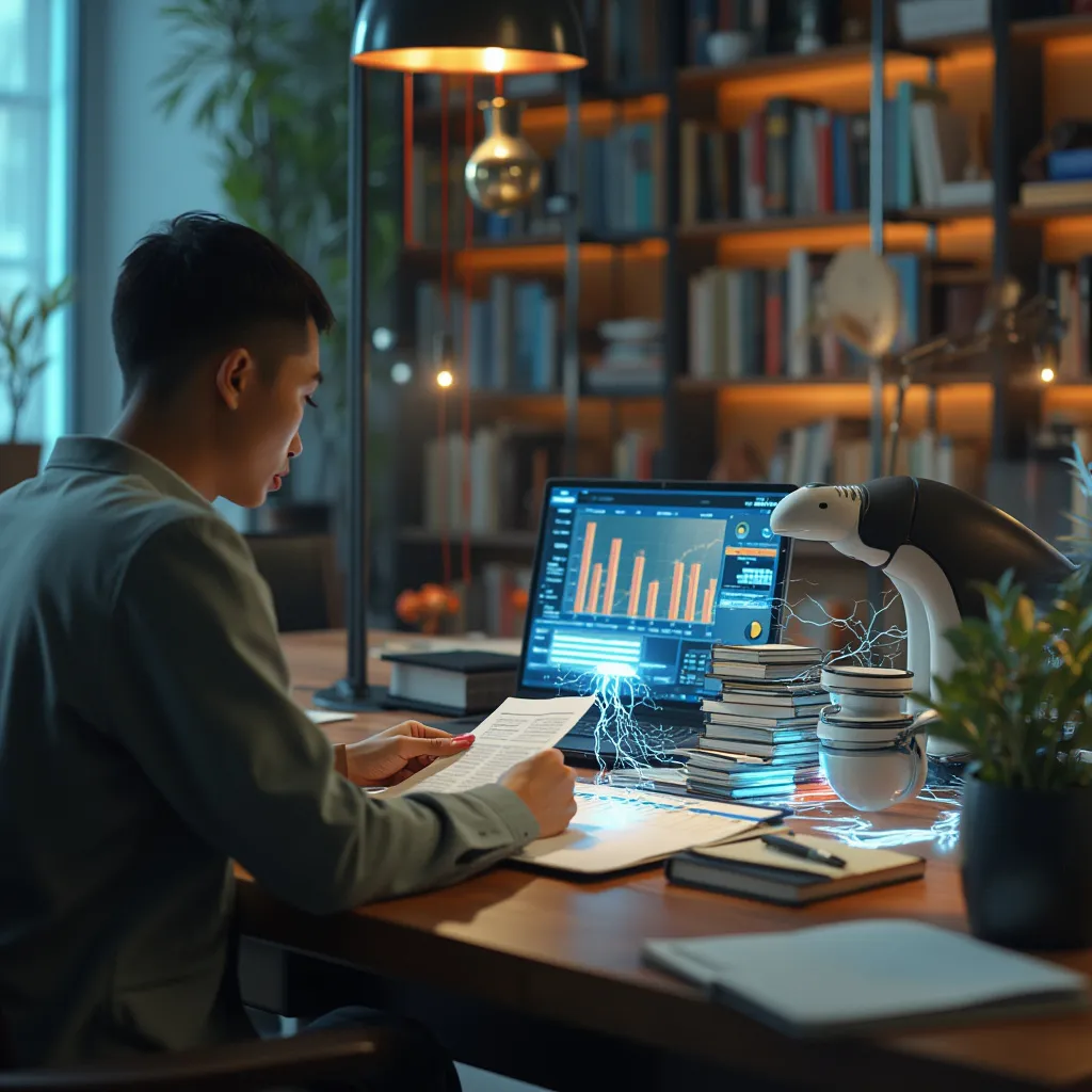 L'équipe FinanceAI dans nos bureaux modernes